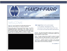 Tablet Screenshot of haigh-farr.com